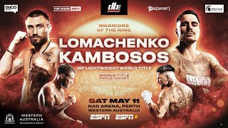 Lomachenko vs Kambosos press conference [upl. by Streeter]