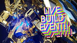 PG Gundam Unicorn 03 Phenex LIVE BUILD EVENT [upl. by Rehsa]