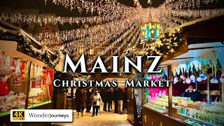 Experience Mainz 🎄Christmas Market 🎄Day amp Night [upl. by Godfry]