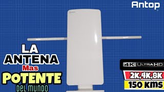 🎯ANTENA Monstruo HD LA MADRE DE TODAS LAS ANTENAS PANEL ANTOP AT400BV 10802K4K8KUHD [upl. by Retrop]