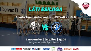 Sparta team Automaailm vs FK ValkaIGLU  Läti esiliiga [upl. by Zetnauq]