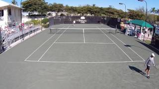 Mens 60 Singles Final Sterling Oaks Category II  Great Senior Tennis [upl. by Inaluahek]