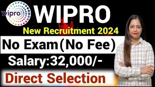 Wipro Recruitment 2024Work From Home JobsWork From Home JobTechnical Government job MeetAug 2024 [upl. by Selig338]