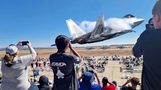 Awesome F22 Raptor Dazzles at Miramar Airshow [upl. by Mathias]