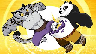 Kung Fu Panda Shifu vs Tai Lung Full fight  Fanmade animation [upl. by Hsivat829]