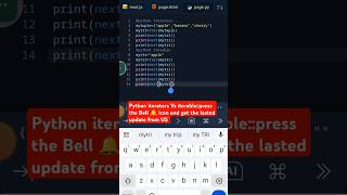 Python iterators vs iterable shorts python iterablevs iterable print coding programming [upl. by Dorren246]