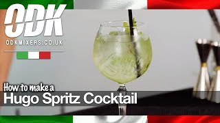 How to make a Hugo Spritz Cocktail ODK Elderflower [upl. by Clapper204]