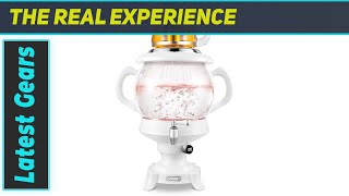 Golda Samovar Tea Maker 45 Liter White  Unveiling the Best in Glass Electric Samovars [upl. by Adirahs262]