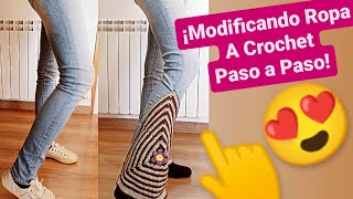 🔔Pantalones Jeans a Campana en Crochet🔔¡Paso a Paso [upl. by Valaree]