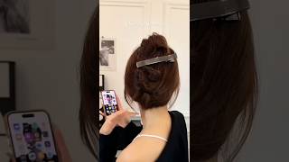 Cute hairstyles with accessories hairstyle koreanhairstyles clawcliphairstyles ytviral [upl. by Laoj649]