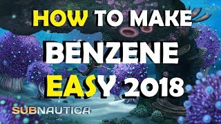 Subnautica how to make Benzene [upl. by Eciened]