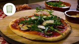 Pizza wie vom Italiener  Pizzateig selber machen  Chefkochde [upl. by Stirling]