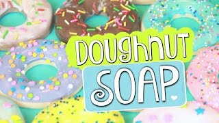 DIY DOUGHNUT SOAP  Soap Making For Beginners  SoCraftastic [upl. by Nnylcaj681]