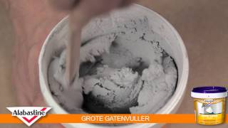 How to  Grote Gatenvuller  Alabastine [upl. by Artimid58]