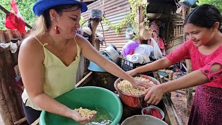 nos fuimos para donde mi suegra mariela y marta labando el maiz para ir aser masa [upl. by Aneer]