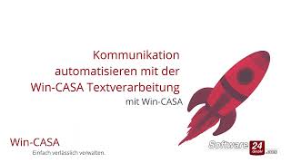 Webinar  Kommunikation automatisieren mit der WinCASA Textverarbeitung [upl. by Vedis103]