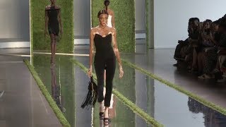 Winnie Harlow and fellow models on the runway of the Cushnie Fashion Show in NYC [upl. by Savil]