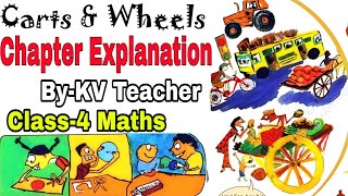 PART2 Carts And Wheels  Class4 Maths NCERT Chapter 8 Explanation Question Answers ByKV Teacher [upl. by Agnimod]