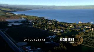 HD Aerial footage of israel Sea of Galilee [upl. by Danialah]