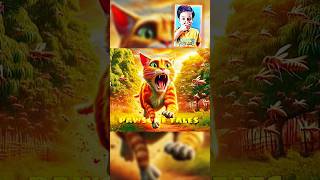 ginger cat 😺 wanted mango🥭  A true story cat kitten aicat cute story shorts [upl. by Layod870]