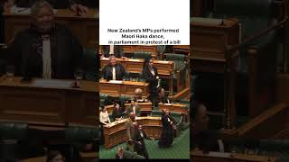 New Zealands MPs performed Maori Haka dance in parliament in protest of a Bill [upl. by Deedahs]