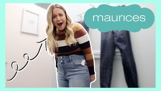 TRYING ON DIFFERENT SIZES AT MAURICES [upl. by Llyrpa]