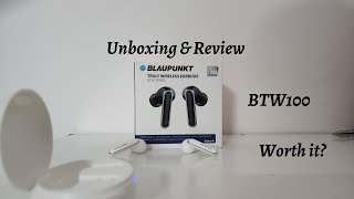 Blaupunkt btw100 truly wireless Bluetooth earbuds unboxing with review jstech [upl. by Diraj596]