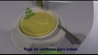 Pure de verduras recetas para bebes [upl. by Idalina]