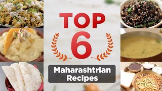 TOP 6 Maharashtrian Recipes  6 बेहतरीन महाराष्ट्रीयन रेसिपी  Sanjeev Kapoor Khazana [upl. by Blackstock]