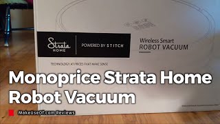 Monoprice Strata Home Robot Vacuum Review [upl. by Emmaline]