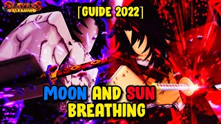 Guide2022 How To Get Sun amp Moon Breathing  Slayers Unleashed [upl. by Faunie]