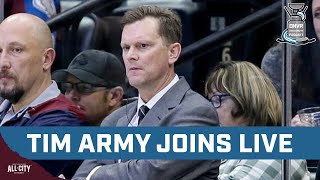 Tim Army talks Nathan MacKinnon Colorado Avalanche and NHL Coaching  DNVR Avalanche Podcast [upl. by Eseekram]