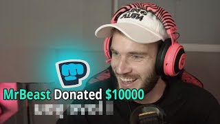 Donating 10000 To Pewdiepie [upl. by Linden]