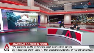 HPB aims to reach out to all 110 hawker centres about lowersodium options by mid2025 [upl. by Roxi]