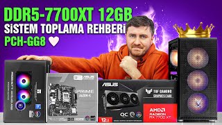 SONUNDA TOPLADIM ASUS RX 7700 XT ve DDR5 PC TOPLAMA  PCH GG8 [upl. by Aneahs]