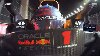 ❗️Max Verstappen 4 time Word Champion❗️ Radio Reaction 2024  Las Vegas [upl. by Perrine]