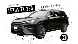 Ambient Lighting in the 2024 Lexus TX 350 [upl. by Slen]