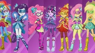 Crystal Guardian ALL 7 EqG Dress Up Flash Game [upl. by Bodi430]