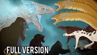 Kong and Shimo vs King Ghidorah  Animation  FULL VERSION [upl. by Ynaffit]