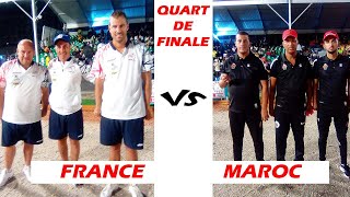 Petanque 2023 Mondial FRANCE vs MAROC [upl. by Ohcamac283]