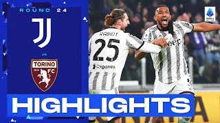 JuventusTorino 42  Juve win dramatic derby goalfest  Goals amp Highlights  Serie A 202223 [upl. by Connett450]