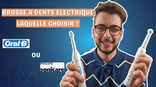 Brosse a dents électrique  Oral b ou Philips Sonicare laquelle choisir [upl. by Anerdna972]