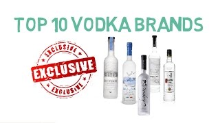 TOP 10 vodka brands [upl. by Luamaj]