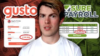 Gusto Vs SurePayroll  Watch This BEFORE You Decide [upl. by Yattirb254]