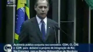 Ciro Gomes no Senado  Transposição Parte 1 [upl. by Annahvas638]