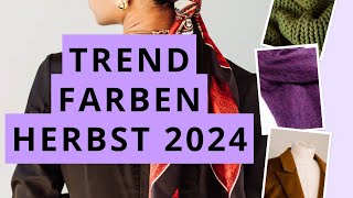 Die 7 besten Farbtrends Herbst 2024 Ultimativer Guide  Farbkombinationen [upl. by Farrar]