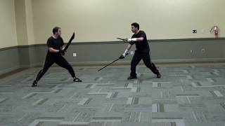 Acheronian Machete vs Rapier and Main Gauche  Match Video [upl. by Laersi]