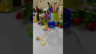 toy craft idea step by step kids activity craft using water bottlehandmade craft youtubeshorts [upl. by Yelsnit]