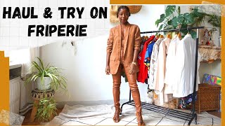 HAUL amp TRY ON FRIPERIES BORDEAUX ET BRUXELLES  SPECIAL AUTOMNE 🤩 [upl. by Nanine]