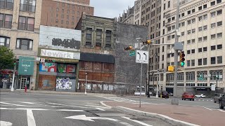 Newark New Jersey  Downtown Drive Through Is Brick City Back [upl. by Ariat632]